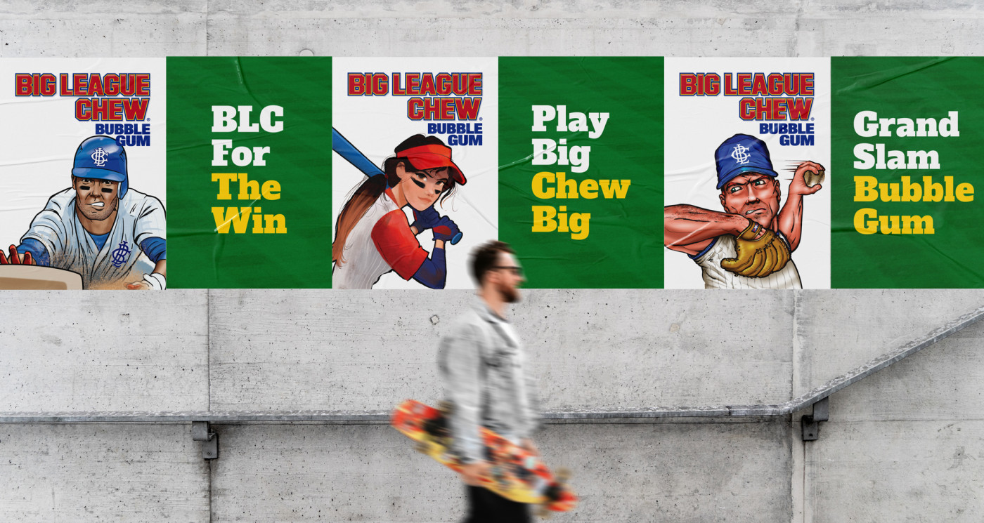 GOGO Studio advertsing campaign for Big League Chew