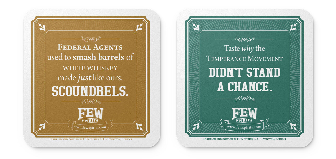 Few Spirits Coasters - GOGO Design Studio