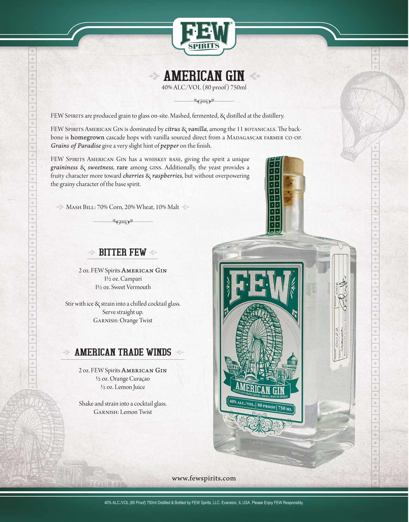 Few Spirits Gin marketing communication by GOGO Agency