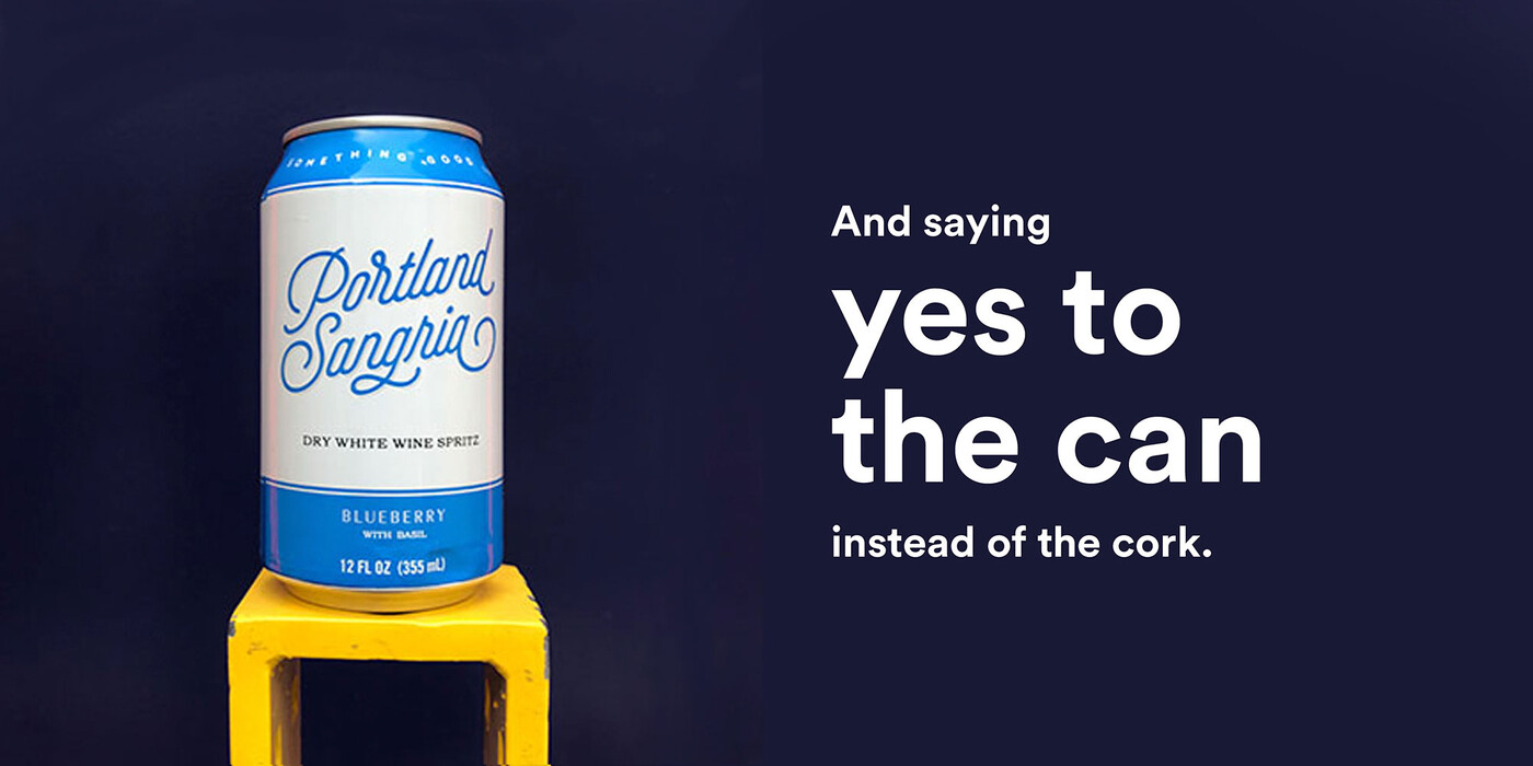 Portland Sangria brand photography guidelines by GOGO Galactic