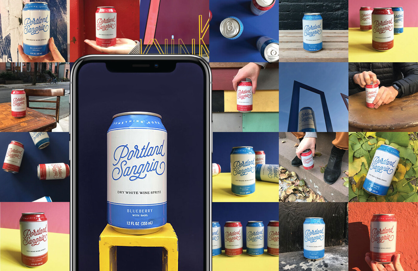 Portland Sangria product photography guide for social media by GOGO Studio