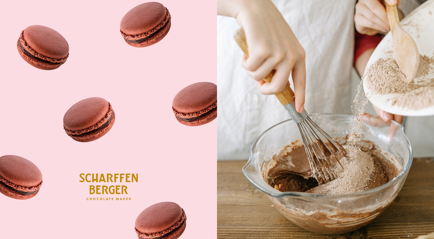 Scharffen Berger Chocolate Maker baking chocoalte campaign by GOGO Agency.