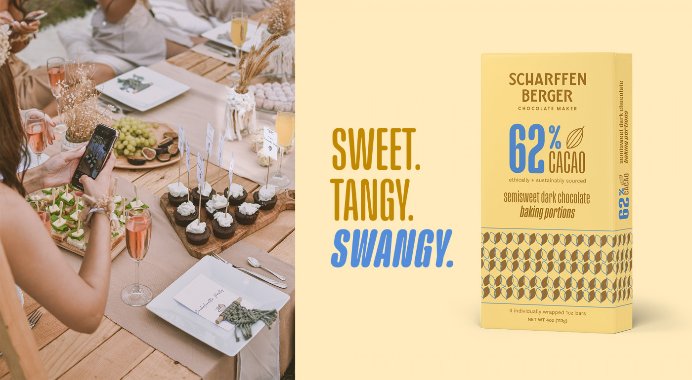 New packaging design for Scharffen Berger Chocolate Maker by GOGO Studio.