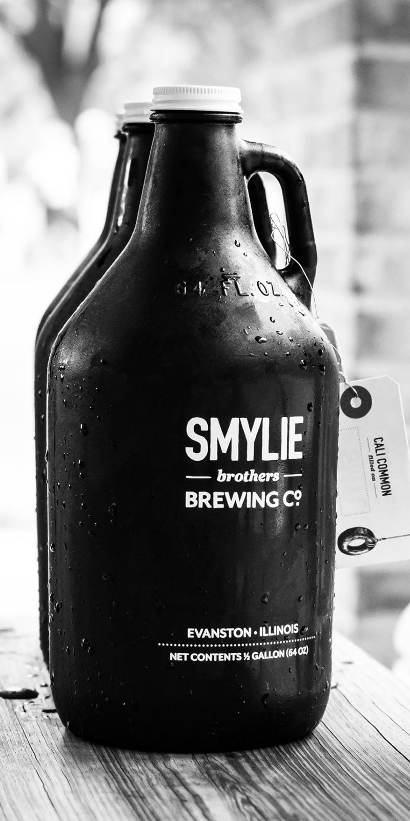 Custom beer growler - design by GOGO Brand Studio