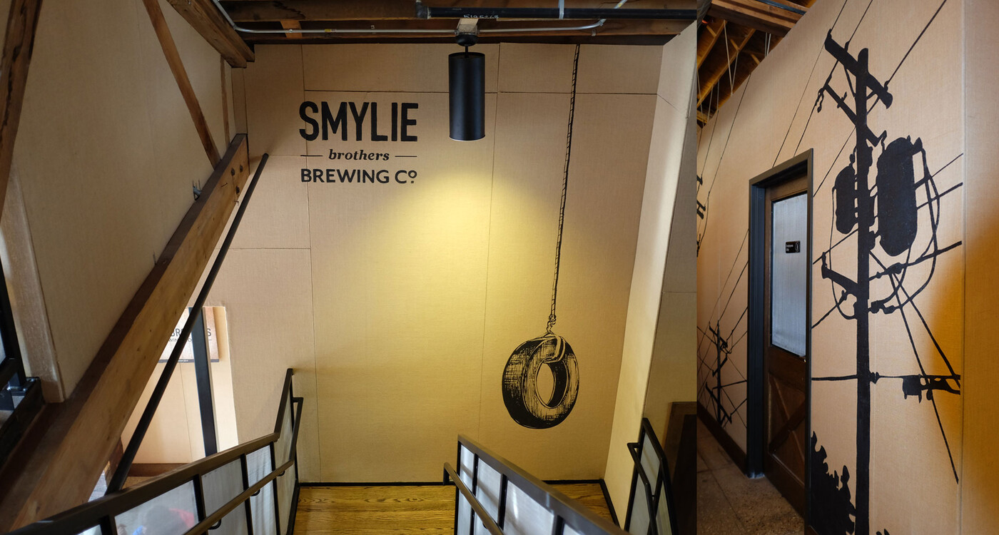 Smylie Brothers Brewing Co. interior design by GOGO Brand Studio