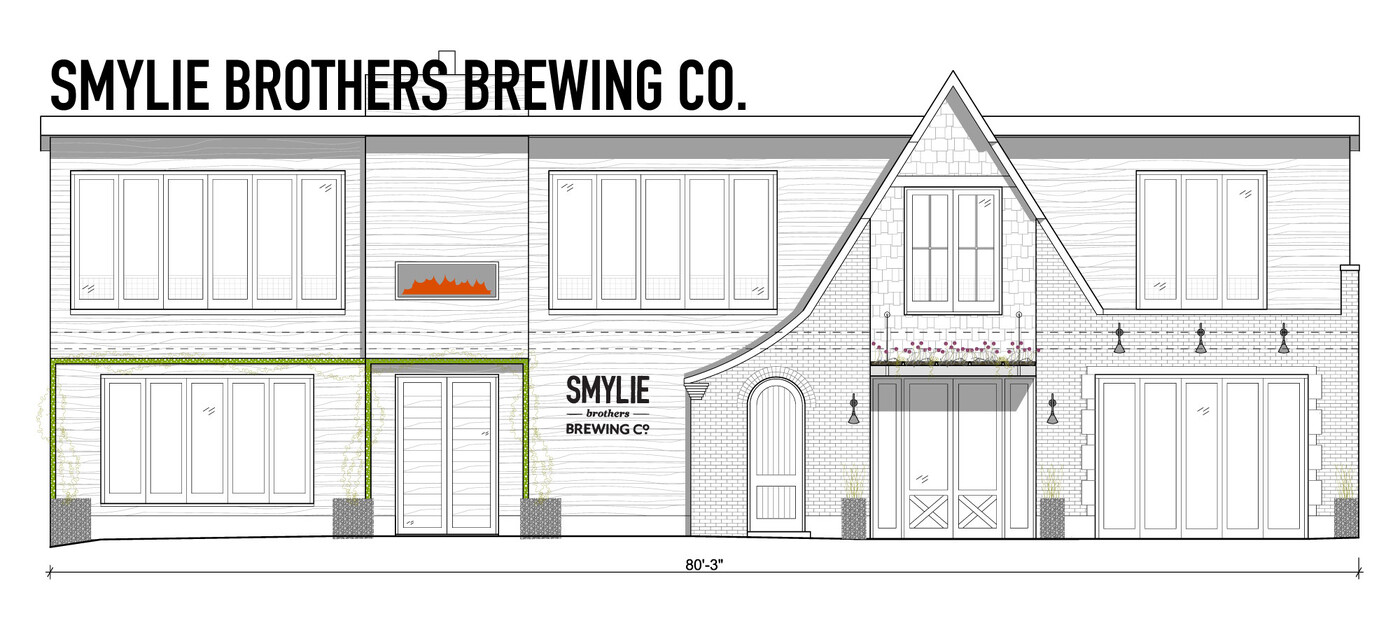 Brewpub outdoor signage and enviromental branding by GOGO design